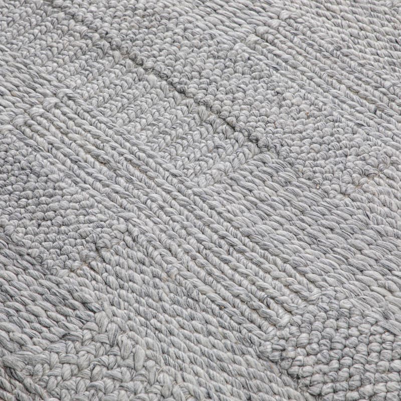 Wyndenhall Holley 6 x 9 Area Rug Contemporary in Fog - 6 ft x 9 ft 72"d x 108"w x 0.6" h