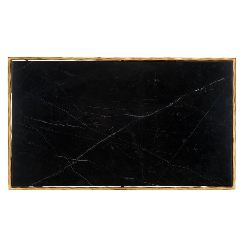 SAFAVIEH Couture Italia Rectangle Metal Coffee Table - 48 In. W x 28 In. D x 15 In. H - 48"W x 28"D x 15"H