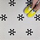 preview thumbnail 9 of 9, Merola Tile Metro 1" Hex Matte White Snowflake 10-1/4"x11-7/8" Porcelain Mosaic Tile