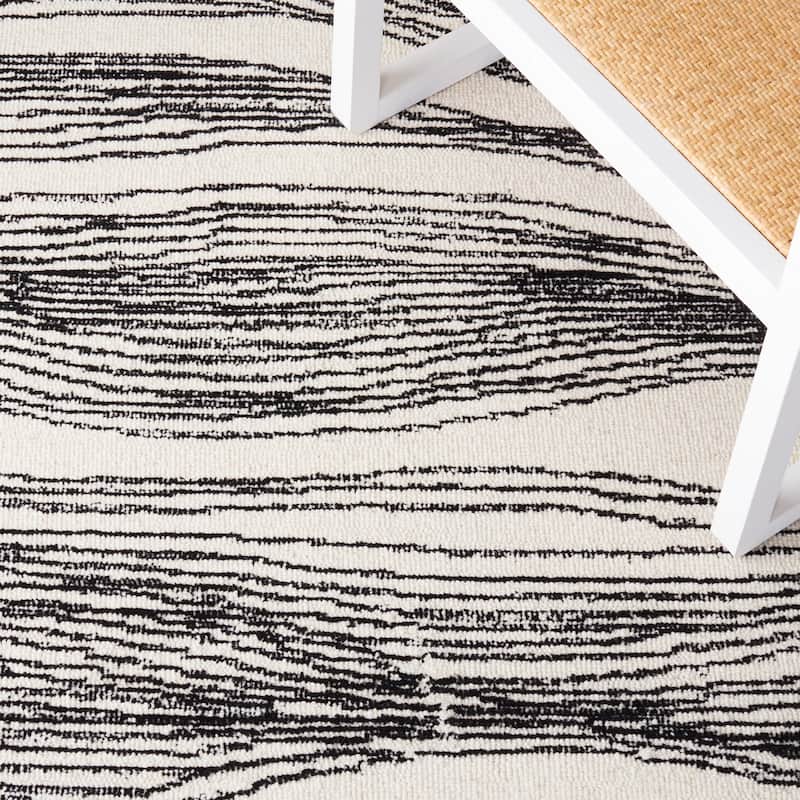 SAFAVIEH Handmade Metro Annarosa Modern Abstract Wool Rug