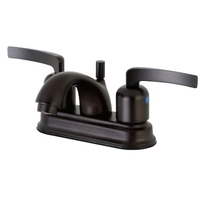 Kingston Brass Centurion 1.2 GPM Centerset Bathroom Faucet with Flat