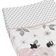 preview thumbnail 4 of 4, Sweet Jojo Designs Changing Pad Cover for the Pink and Grey Watercolor Floral Collection
