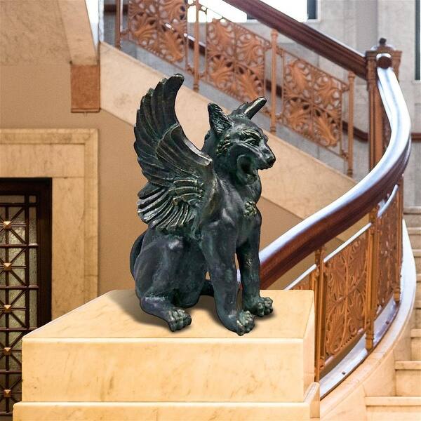 Winged Caesar Design Toscano Caesar's Winged Lion Sculpture - Bed Bath & Beyond ...