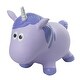 preview thumbnail 1 of 3, Toddler Boys and Girls Fantasy Hopper Bounce Toy, Purple Unicorn