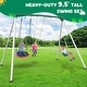 preview thumbnail 3 of 6, 9.5' Heavy Duty Tall Swing Sets for Backyard for Kids and Adults