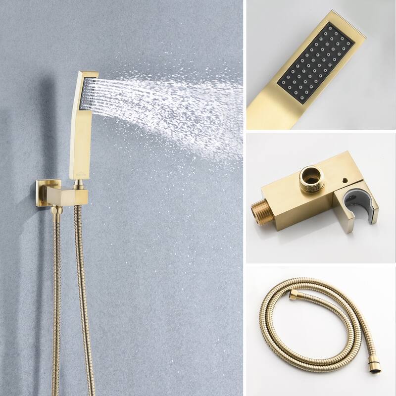 Proox 10" ORB Rainning Shower Wall Mounted with Pressure Balancing Valve - 10 inch