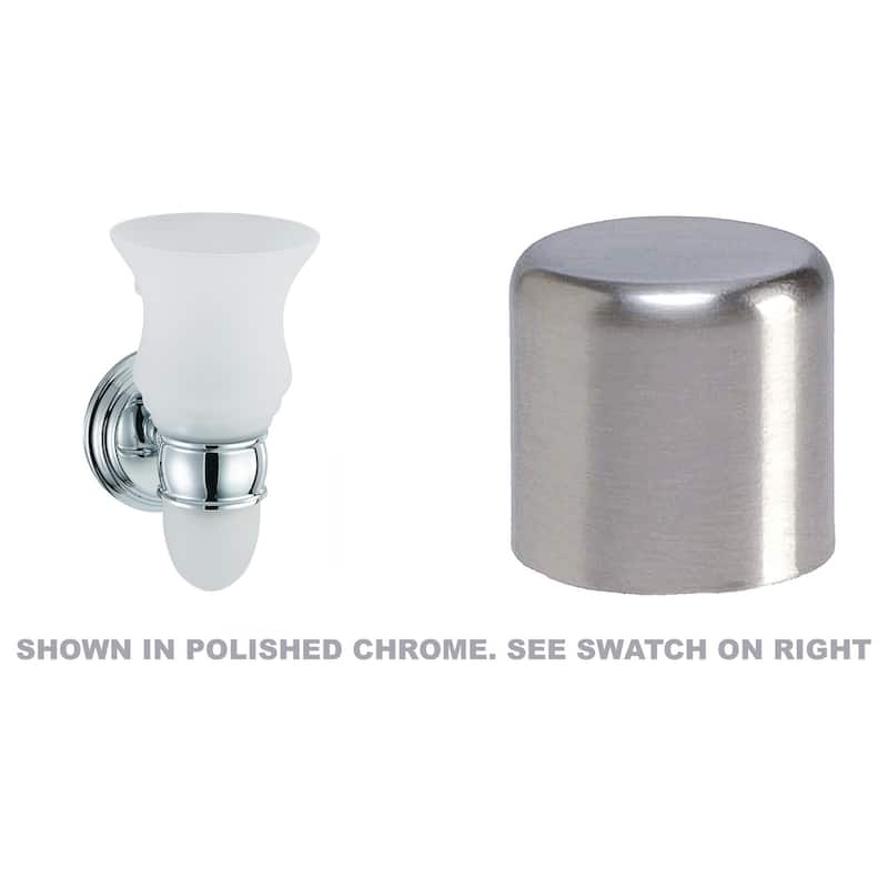 Bentley Solid Brass Wall Sconce with Frosted Glass & Nightlight Option - Satin Nickel