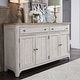 preview thumbnail 1 of 7, Farmhouse Reimagined Antique White Server Antique White