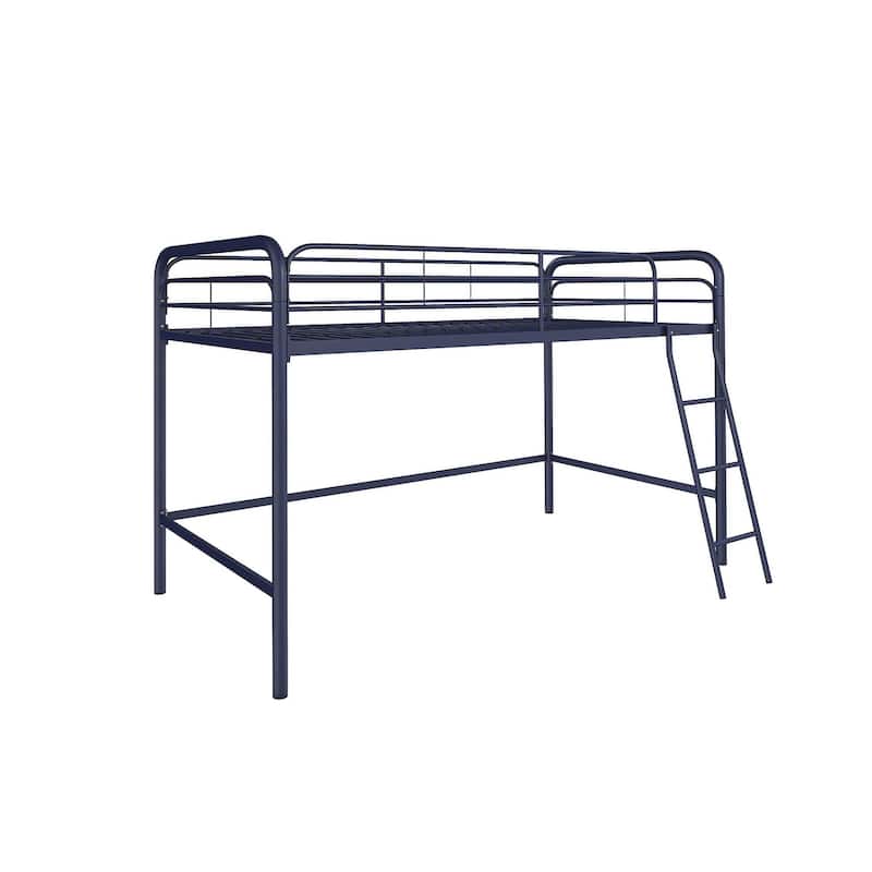 Taylor & Olive Discovery Metal Twin Loft Bed - Blue