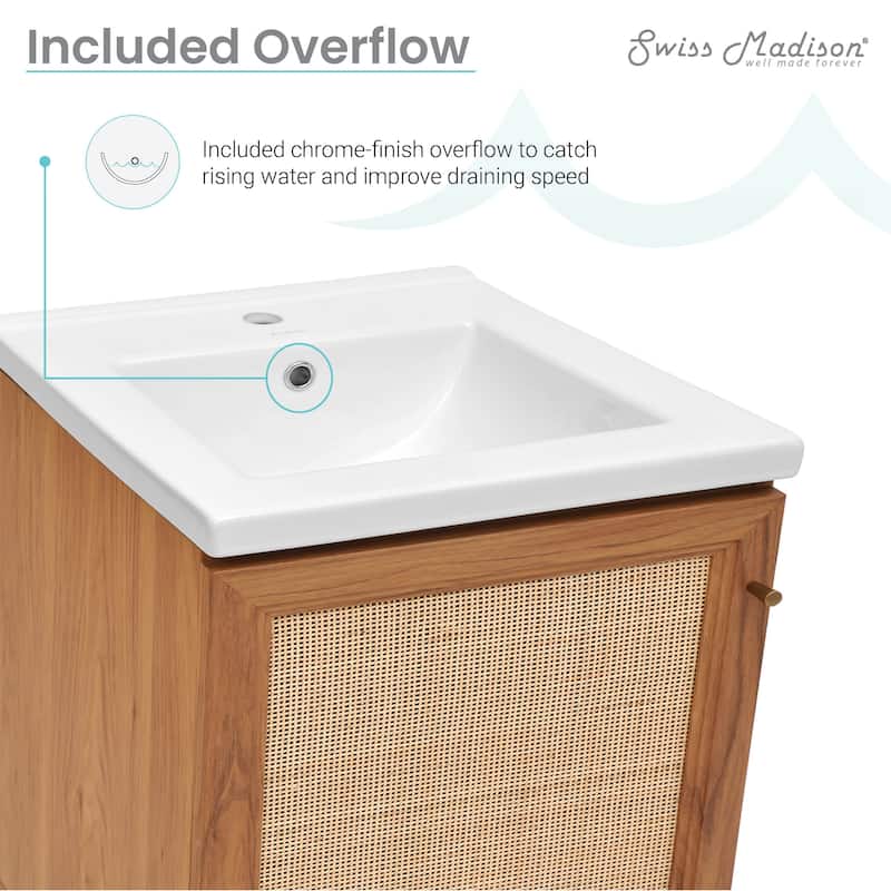 Classe Bathroom Vanity in Oak