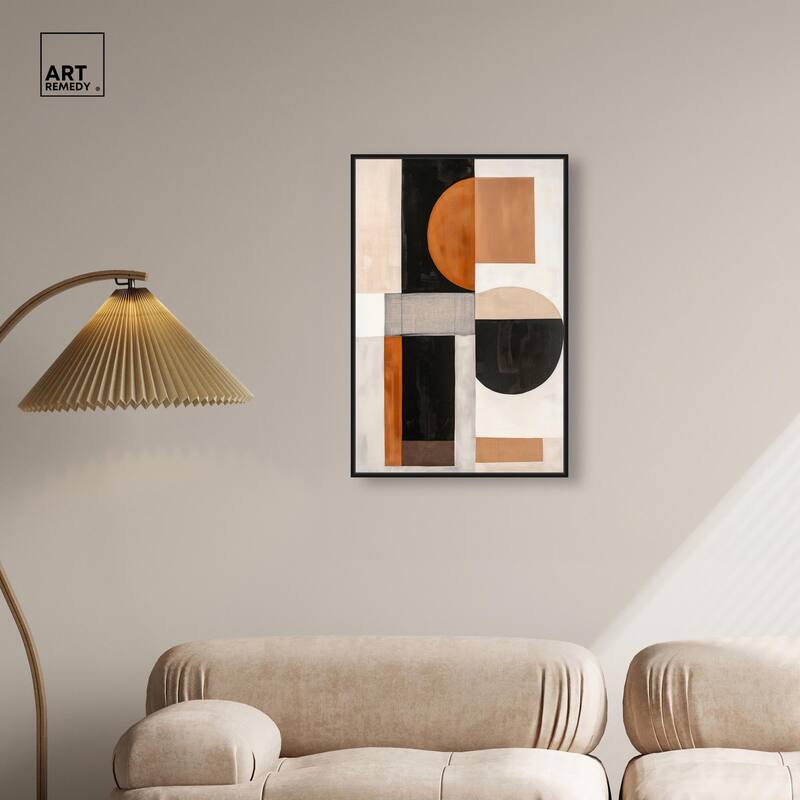 Divided Circle I Canvas by Art Remedy