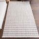preview thumbnail 1 of 6, Nuloom Lucretia Striped Tassels Area Rug 10' x 14' - Ivory - Rectangle