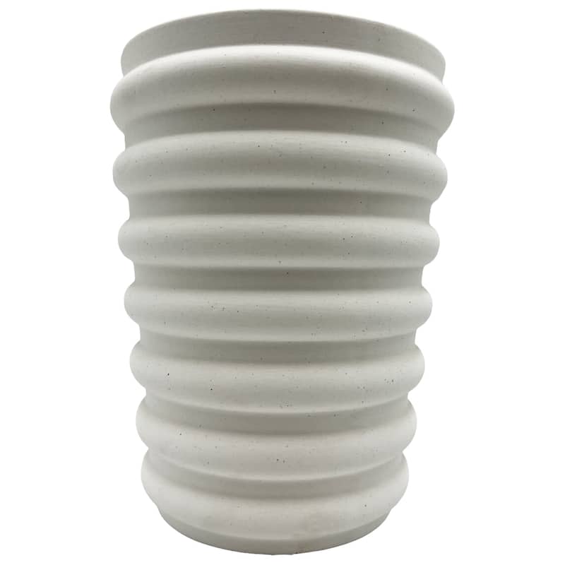 Modern Beige Ceramic Vase