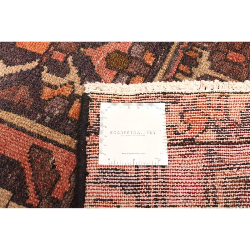 ECARPETGALLERY Hand-knotted Kayseri Vintage Dark Brown Wool Rug - 3'1 x 5'0