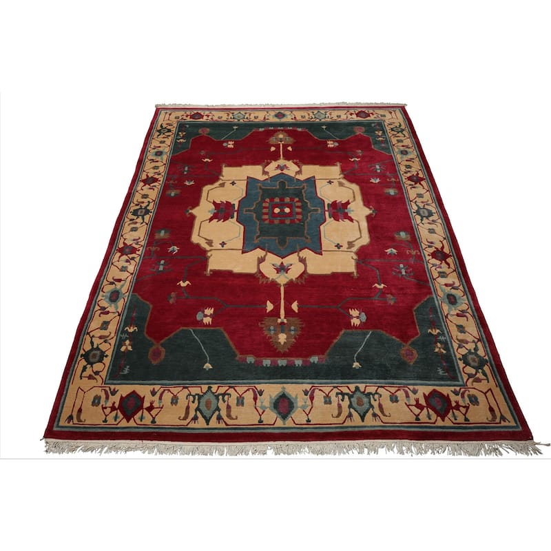 8'11''x12'7'' Hand Knotted Wool Tibetan Craft Plush Pile Tufenkian Rug - 8' 11'' x 12' 7''