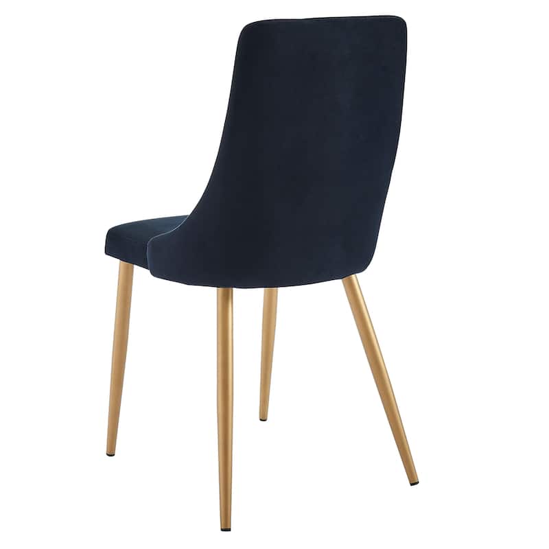 Carmilla Side Velvet Upholstered Chair (Set of 2)