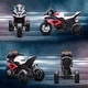 preview thumbnail 9 of 15, Aosom Licensed 6V Kids Ride on Motorcycle, Off-Road Battery Powered Three Wheels Dirtbike with USB, AUX