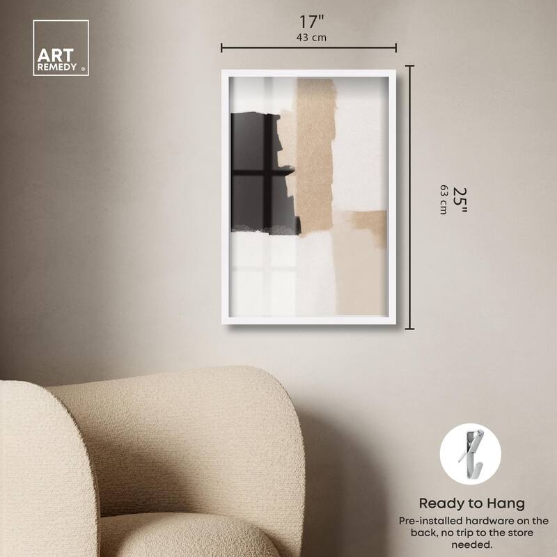 Earth and Ink IV Shadowbox by Art Remedy