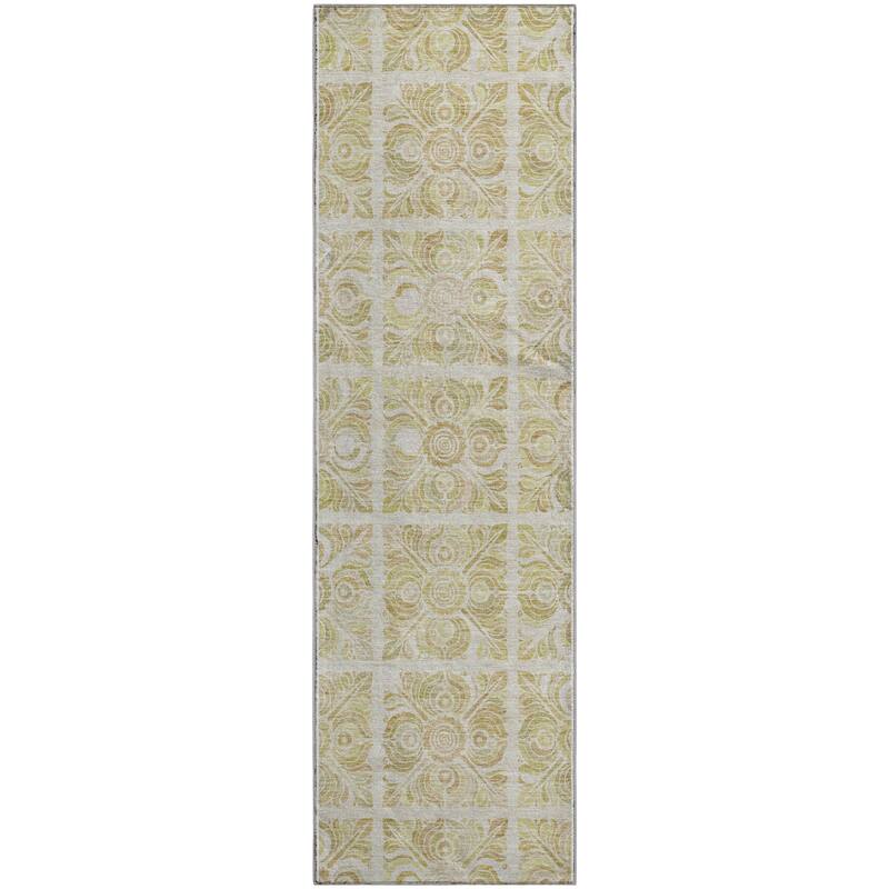 Premium Washable Super Soft Traditional Mosaic Mayfield Rug