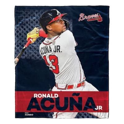 MLB Atlanta Braves Player Silk Touch Throw Blanket