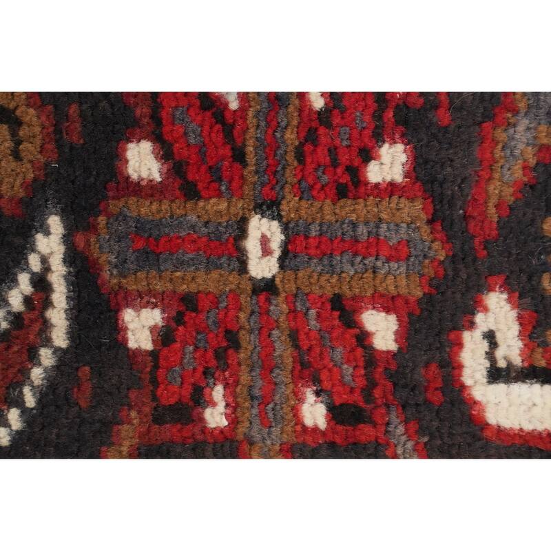 Hand Knotted Oriental 100% Wool Carpet Traditional Medallion Red Heriz Area Rug - 11' 3'' X 8' 1''