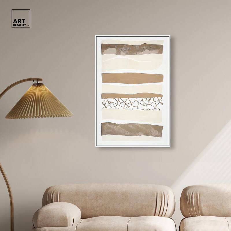 Relief Rifts II Canvas by Art Remedy