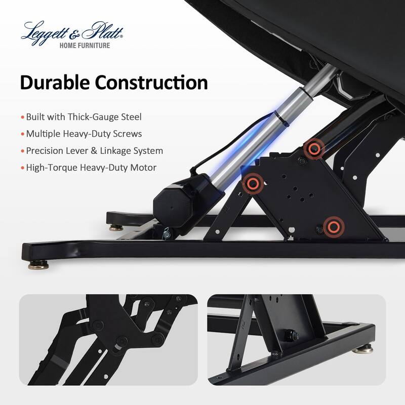 MCombo Heavy Duty Lift Chair for Elderly, Extra Wide Dual Motor Power Lift Recliner 450lbs