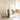 Modern Glam Arched-Top Full Length Floor Mirror Wood Frame with Stand