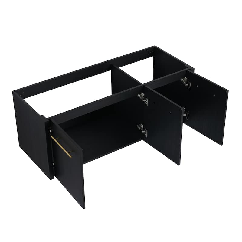 48 Inch Wall-mounted Bathroom Vanity (Only the Cabinet Body, No Top Sink)