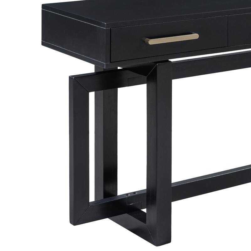 Elegant Console Table with 3 Drawers