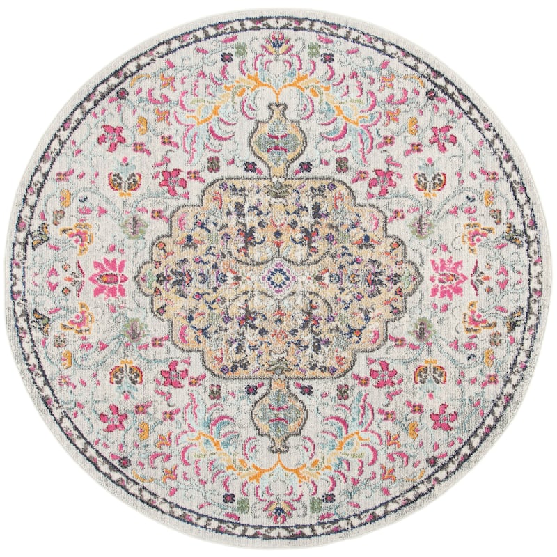 SAFAVIEH Madison Sabire Boho Medallion Distressed Rug