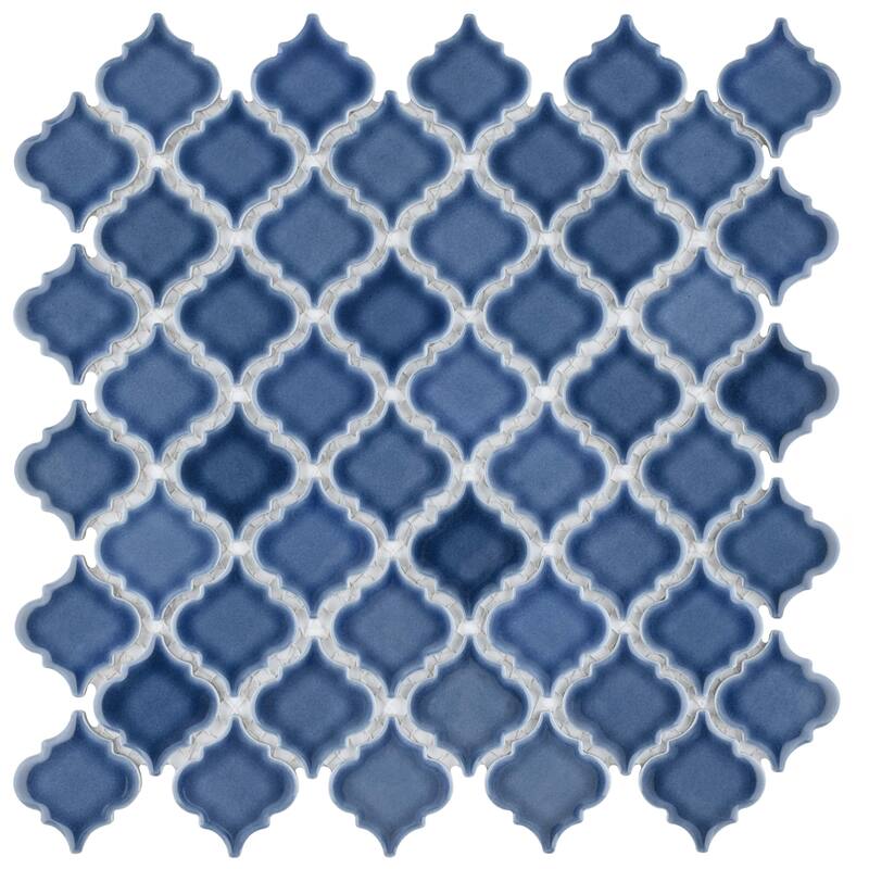 Merola Tile Hudson Tangier Denim Blue 12-3/8" x 12-3/8" Porcelain Floor and Wall Tile