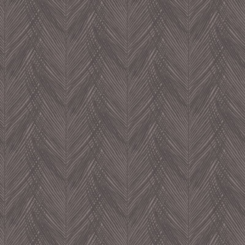 Galerie Wallcoverings Designer Colors Feather Print Shimmer Finish Non-woven Wallpaper Roll - 33-feet long x 21-inches wide - Purple