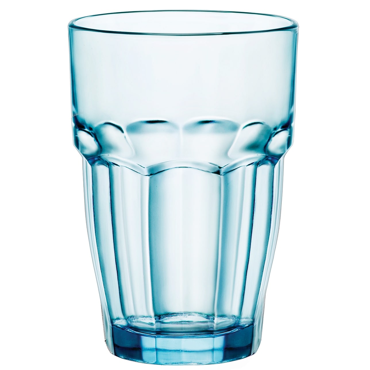 Bormioli Rocco Rock Bar Lounge Stackable Glasses, Set of 6, Ice Blue
