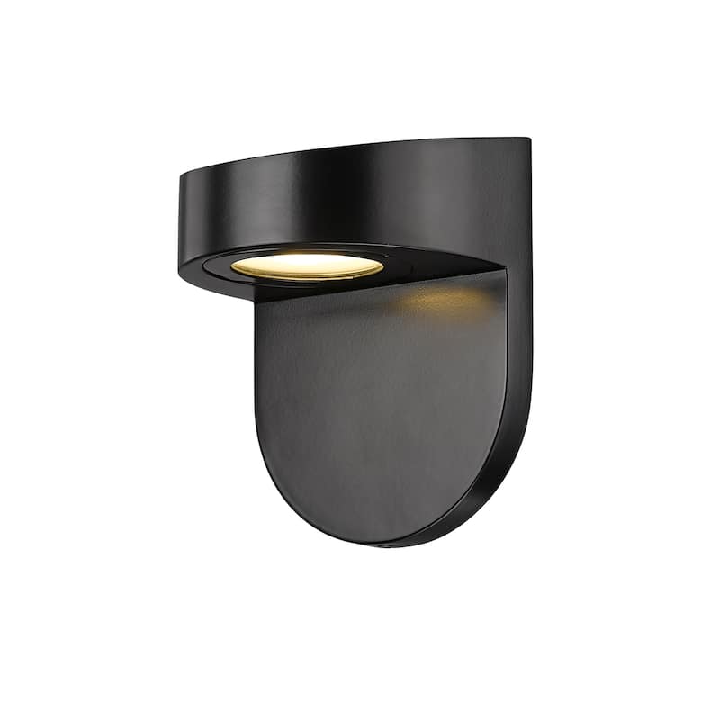 Millennium Lighting 1 Light Outdoor Wall Sconce in Powder Coat Black - 6.12 Inch