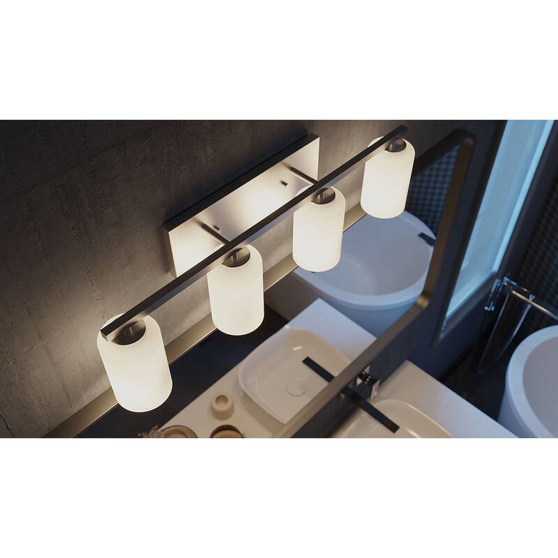 AFX Leo Vanity Light - Clear Glass Shade