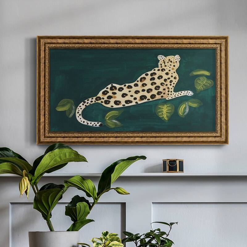Lethargic Leopard I Premium Framed Canvas- Ready to Hang