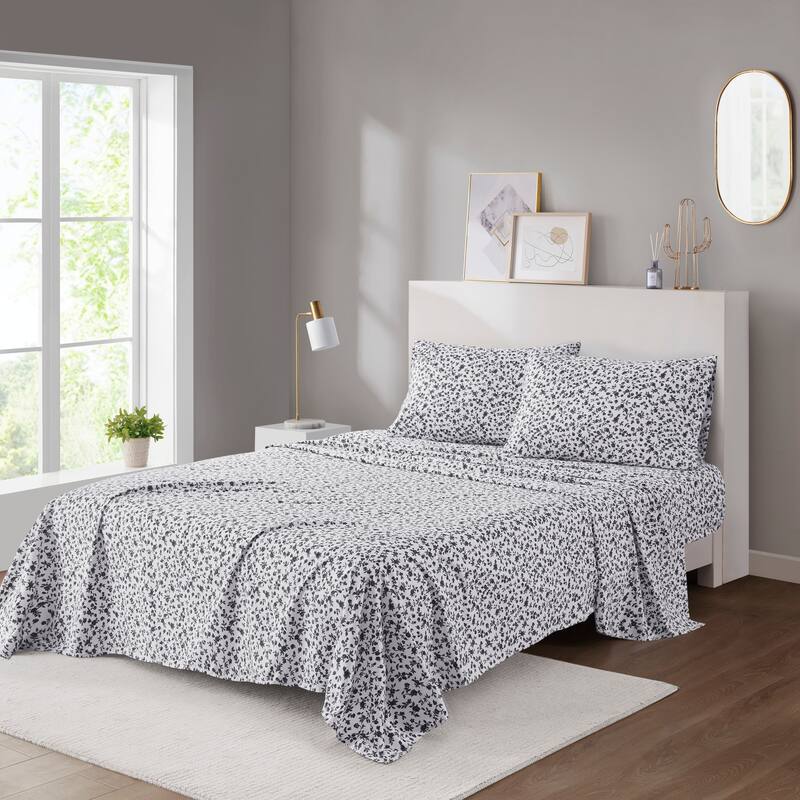 Intelligent Design Printed Microfiber Sheet Set