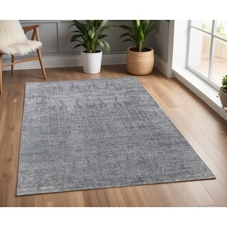 Rectangle Abstract Casual Style Area Rug - 72' X '48' X '0.39 - Bed ...