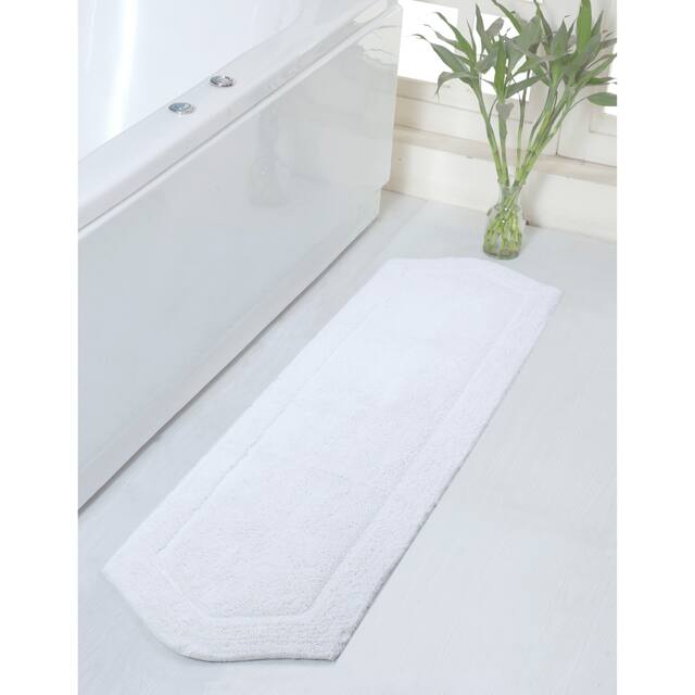 Home Weavers Waterford Collection Absorbent Cotton Machine Washable and Dry Runner Rug