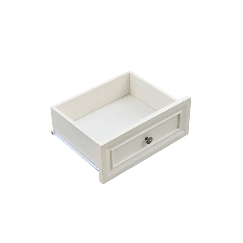 Farmhouse Style Kitchen Storage Cabinet with 3 Drawers and Doors