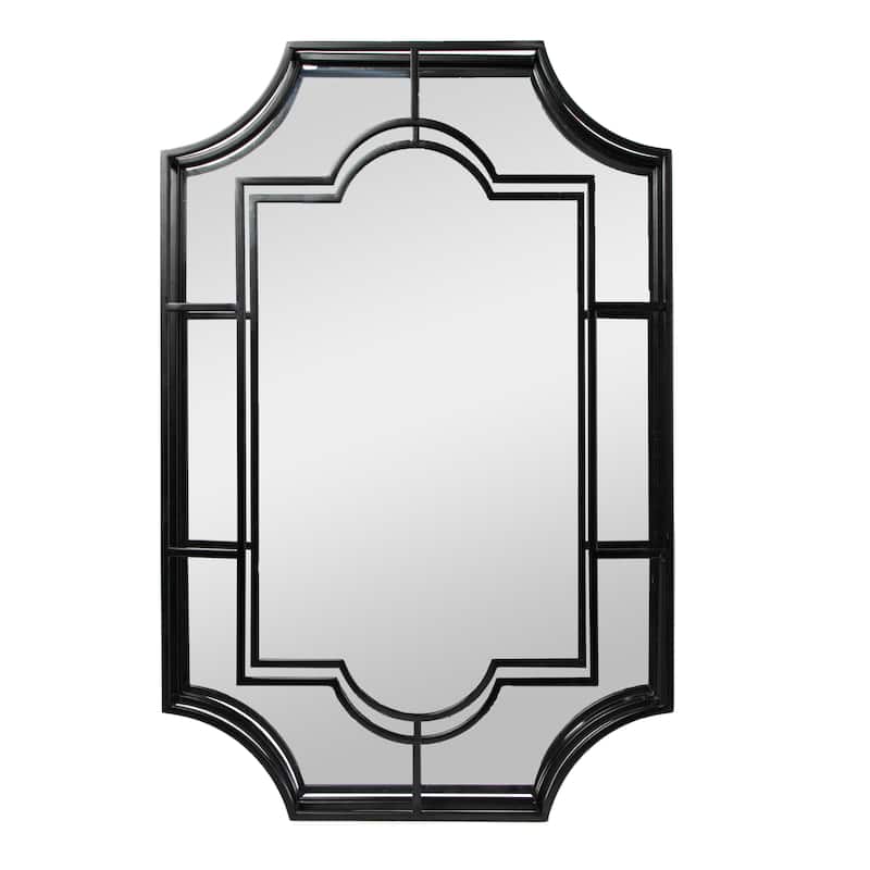 Metal Wall Mirror, Gold Finish