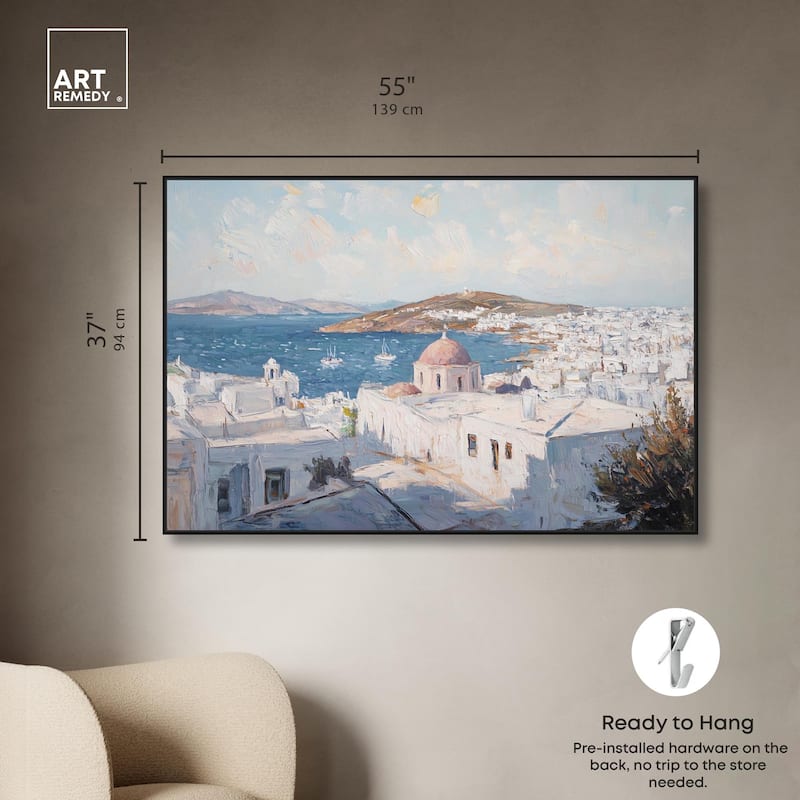 Early Morning Greece Canvas by Art Remedy