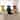 Mordern Upholstered Velvet Checked Dining Chairs Side Chairs with Metal Legs
