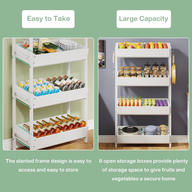 Fruit Vegetable Storage Rack Organizer Rack Stand