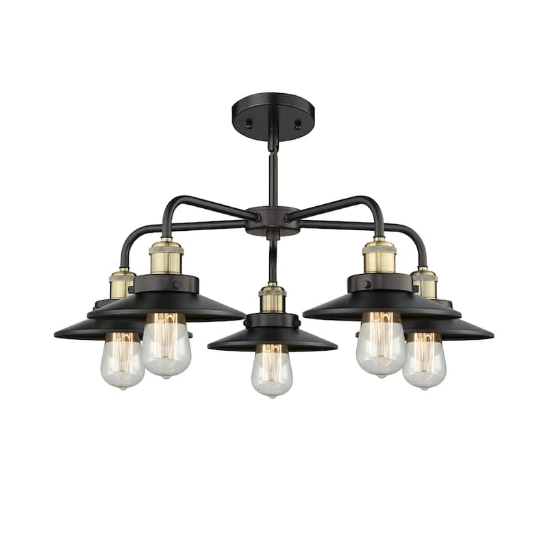 Innovations Lighting Ballston Urban - 5 Light 26" Stem Hung Chandelier