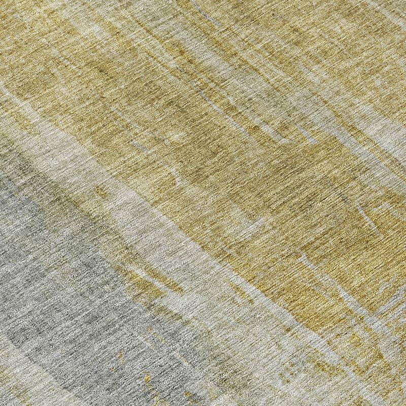 Machine Washable Indoor/ Outdoor Vintage Ombre Chantille Rug