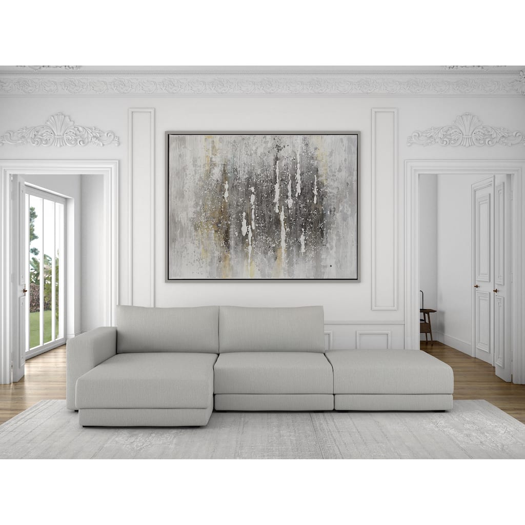 "Feedback" Oversized Hand Painted Abstract on Canvas