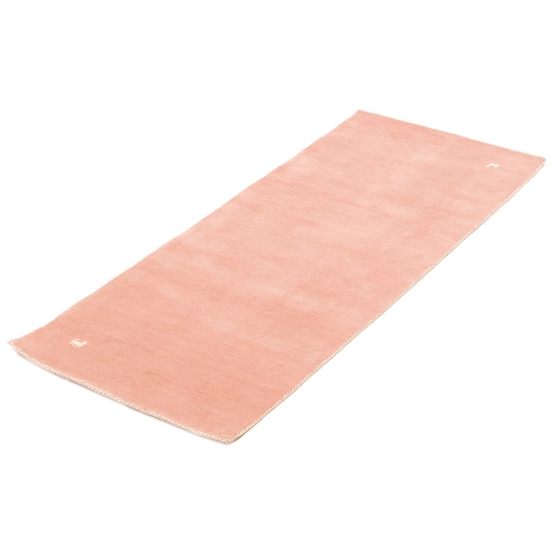 Kashkuli Gabbeh Salmon Rug 2'7" x 6'6" - 2'7 x 6'6