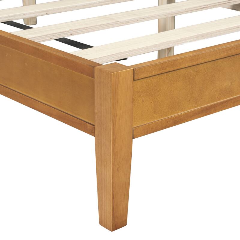 Christopher Knight Home - Theodosia Solid Wood Bedframe with Headboard